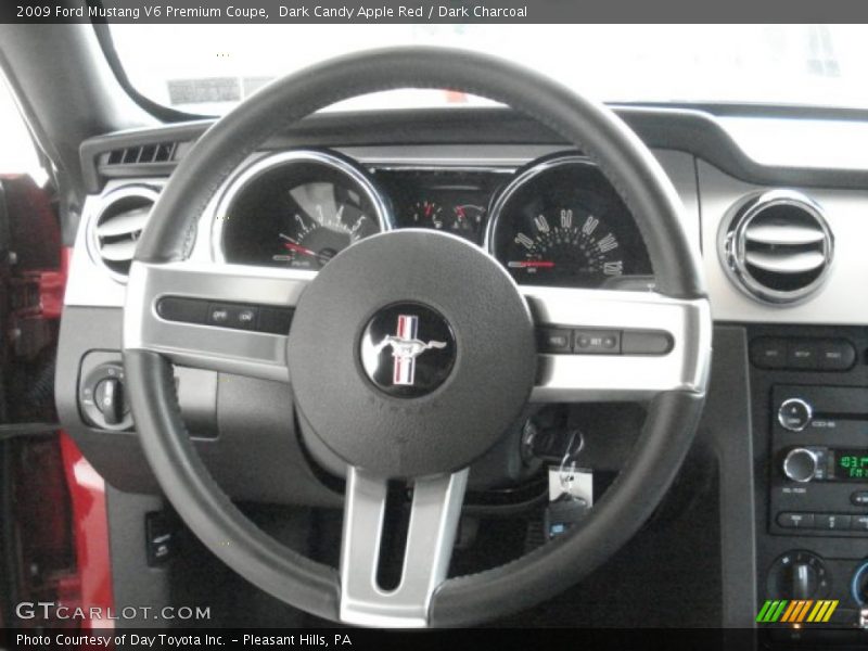 Dark Candy Apple Red / Dark Charcoal 2009 Ford Mustang V6 Premium Coupe