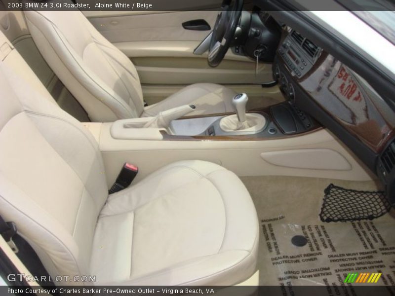  2003 Z4 3.0i Roadster Beige Interior