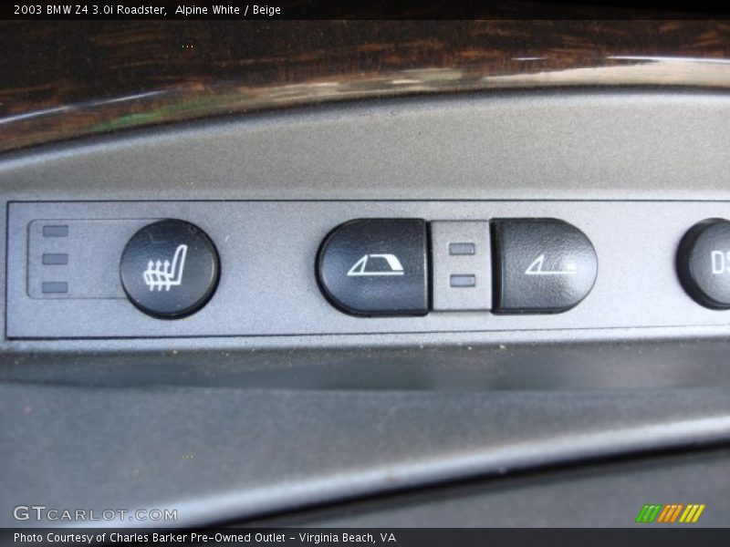 Controls of 2003 Z4 3.0i Roadster