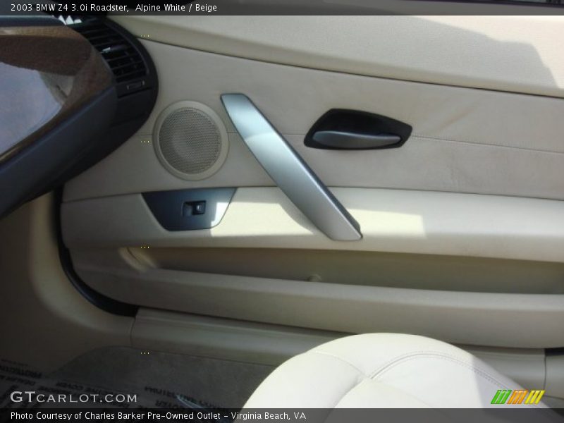 Alpine White / Beige 2003 BMW Z4 3.0i Roadster