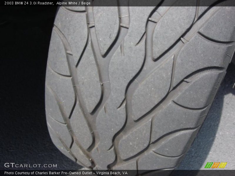 Alpine White / Beige 2003 BMW Z4 3.0i Roadster