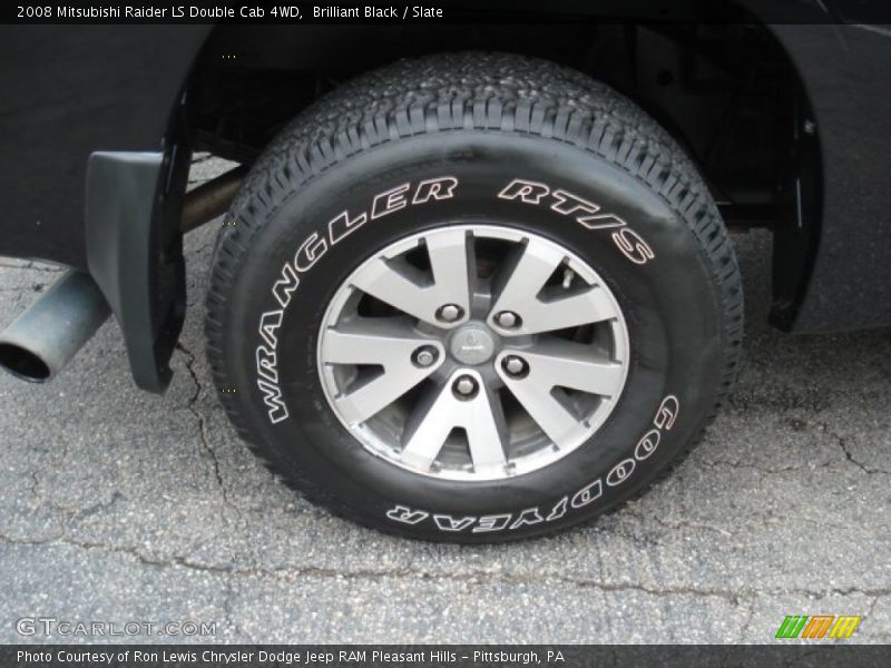 Brilliant Black / Slate 2008 Mitsubishi Raider LS Double Cab 4WD