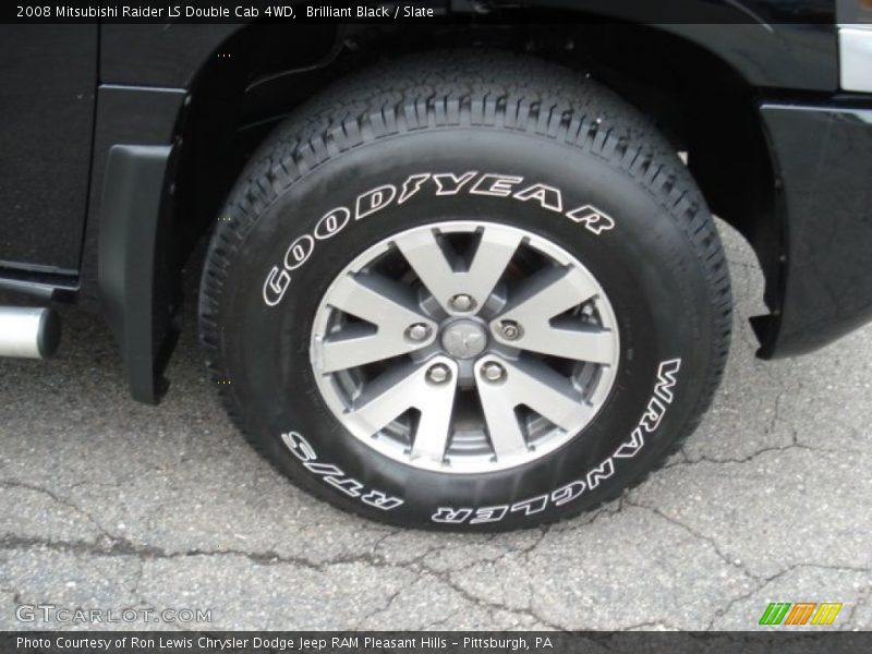 Brilliant Black / Slate 2008 Mitsubishi Raider LS Double Cab 4WD