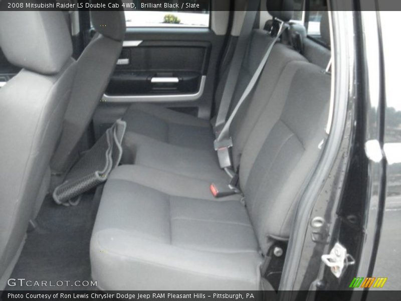 Brilliant Black / Slate 2008 Mitsubishi Raider LS Double Cab 4WD