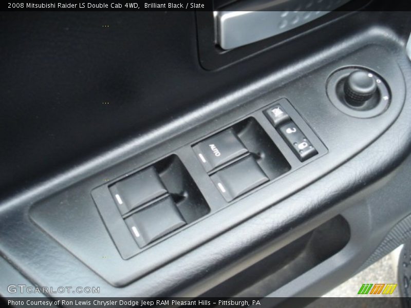 Brilliant Black / Slate 2008 Mitsubishi Raider LS Double Cab 4WD