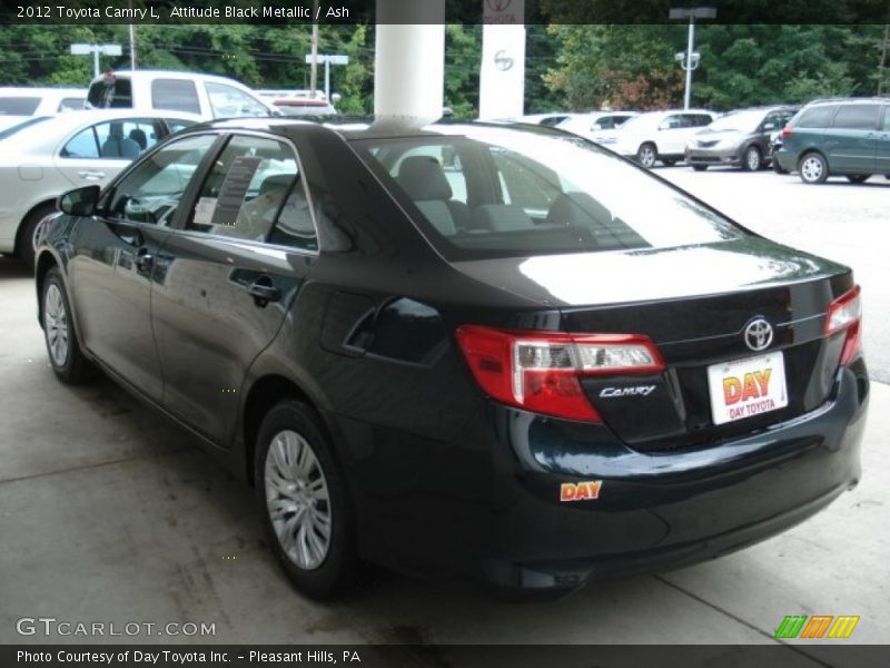 Attitude Black Metallic / Ash 2012 Toyota Camry L