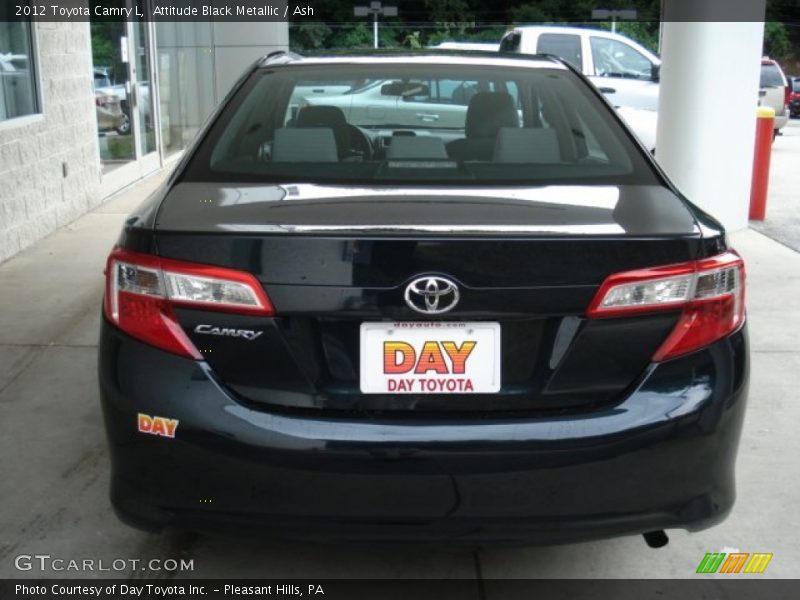 Attitude Black Metallic / Ash 2012 Toyota Camry L