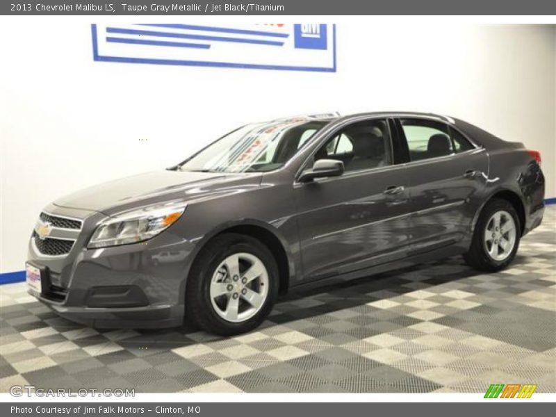 Taupe Gray Metallic / Jet Black/Titanium 2013 Chevrolet Malibu LS