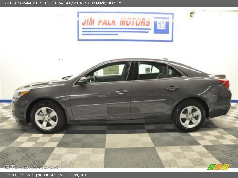 Taupe Gray Metallic / Jet Black/Titanium 2013 Chevrolet Malibu LS