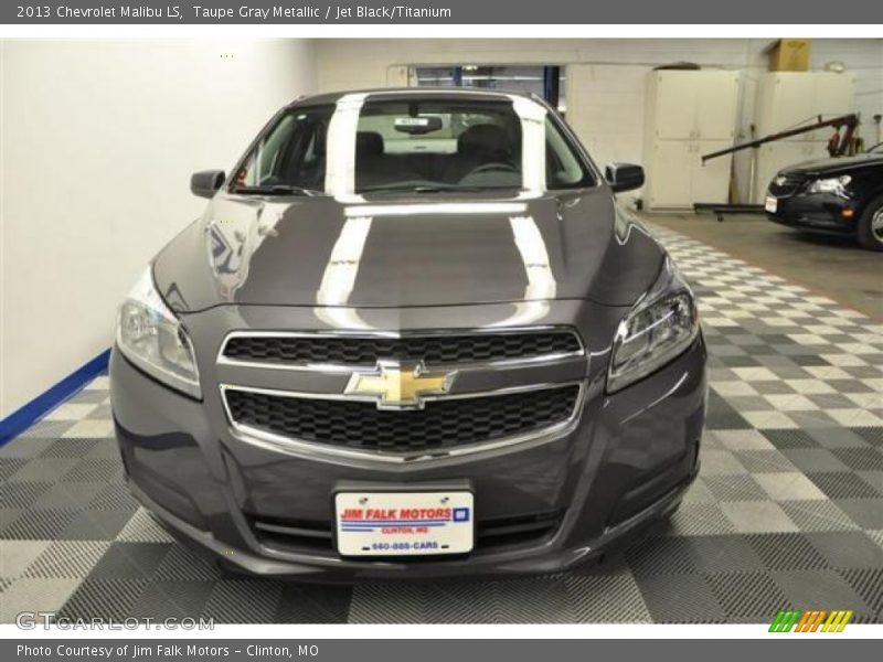 Taupe Gray Metallic / Jet Black/Titanium 2013 Chevrolet Malibu LS