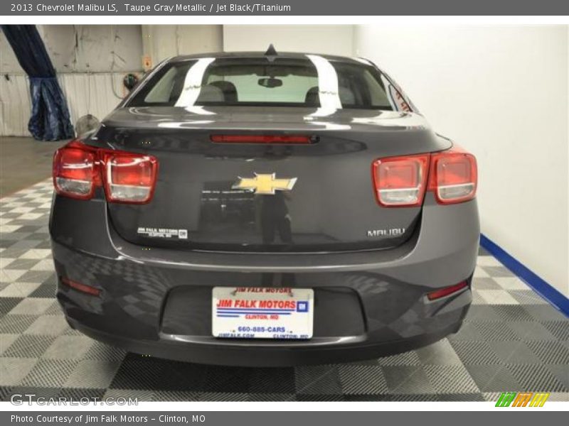 Taupe Gray Metallic / Jet Black/Titanium 2013 Chevrolet Malibu LS