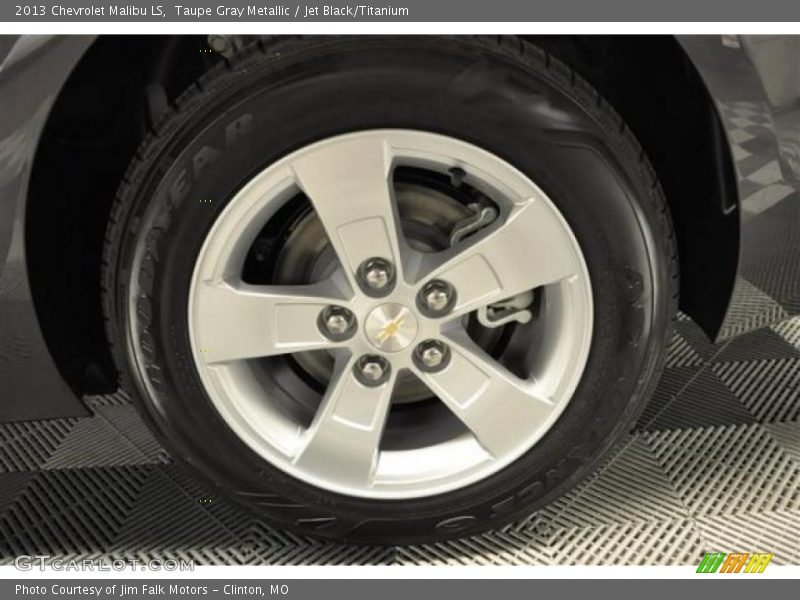 Taupe Gray Metallic / Jet Black/Titanium 2013 Chevrolet Malibu LS