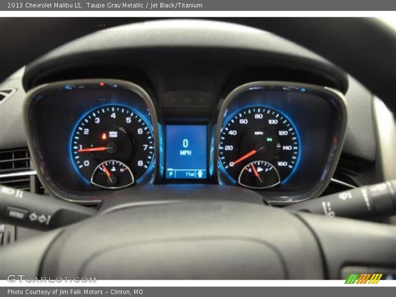 Taupe Gray Metallic / Jet Black/Titanium 2013 Chevrolet Malibu LS