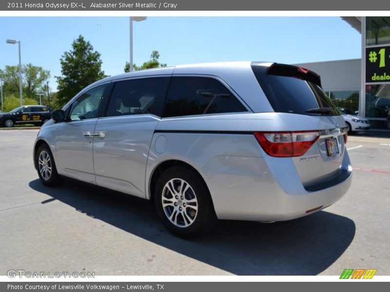 Alabaster Silver Metallic / Gray 2011 Honda Odyssey EX-L