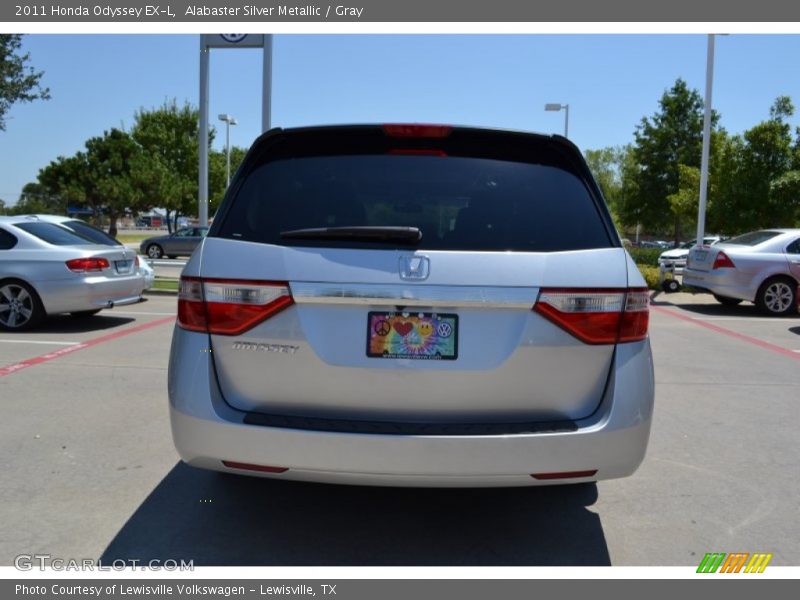 Alabaster Silver Metallic / Gray 2011 Honda Odyssey EX-L
