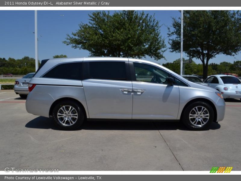 Alabaster Silver Metallic / Gray 2011 Honda Odyssey EX-L