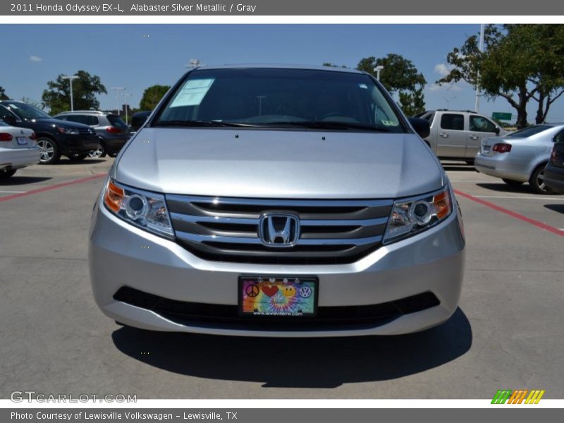 Alabaster Silver Metallic / Gray 2011 Honda Odyssey EX-L