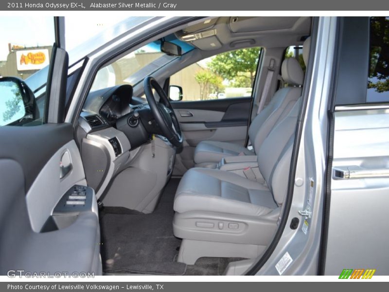 Alabaster Silver Metallic / Gray 2011 Honda Odyssey EX-L