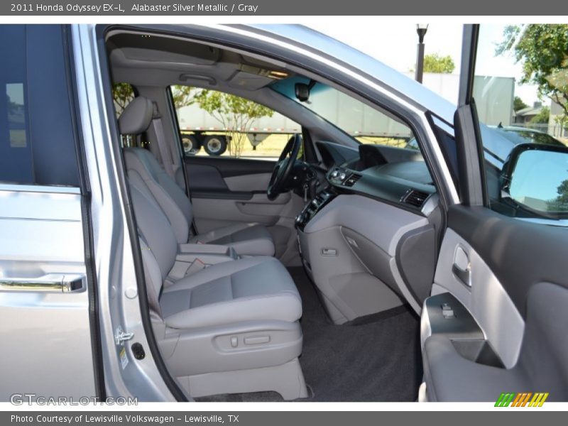 Alabaster Silver Metallic / Gray 2011 Honda Odyssey EX-L