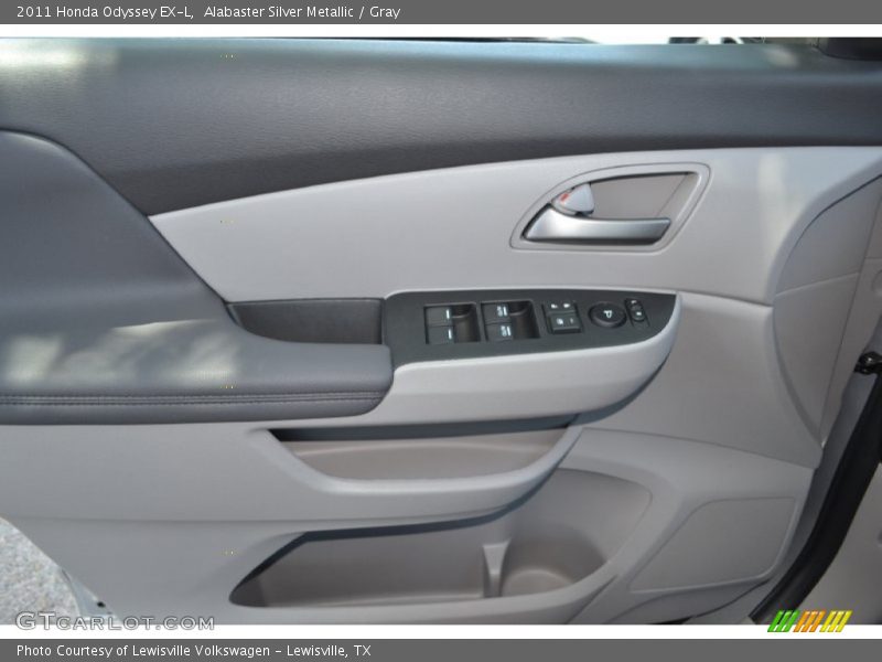Alabaster Silver Metallic / Gray 2011 Honda Odyssey EX-L