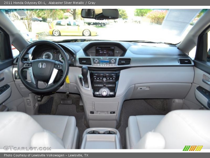 Alabaster Silver Metallic / Gray 2011 Honda Odyssey EX-L