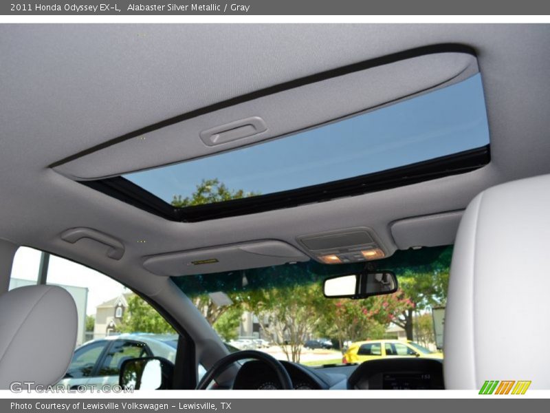 Alabaster Silver Metallic / Gray 2011 Honda Odyssey EX-L