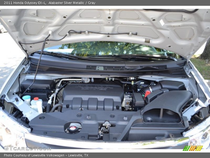 Alabaster Silver Metallic / Gray 2011 Honda Odyssey EX-L