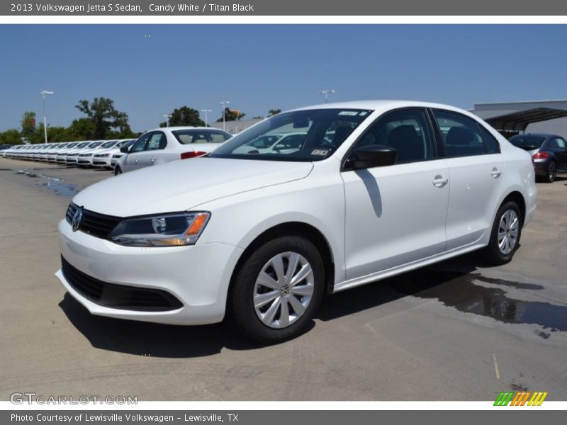Candy White / Titan Black 2013 Volkswagen Jetta S Sedan