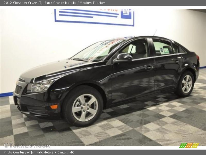 Black Granite Metallic / Medium Titanium 2012 Chevrolet Cruze LT