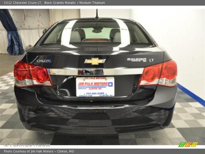 Black Granite Metallic / Medium Titanium 2012 Chevrolet Cruze LT