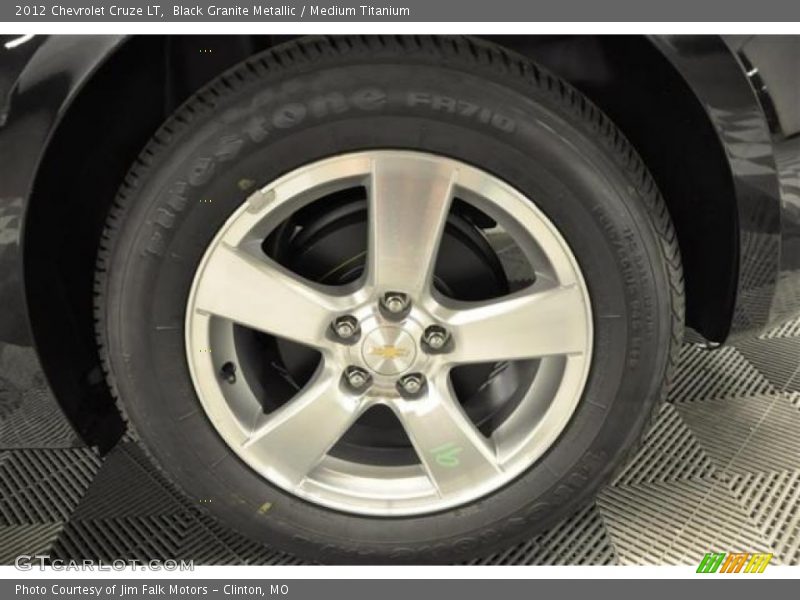 Black Granite Metallic / Medium Titanium 2012 Chevrolet Cruze LT