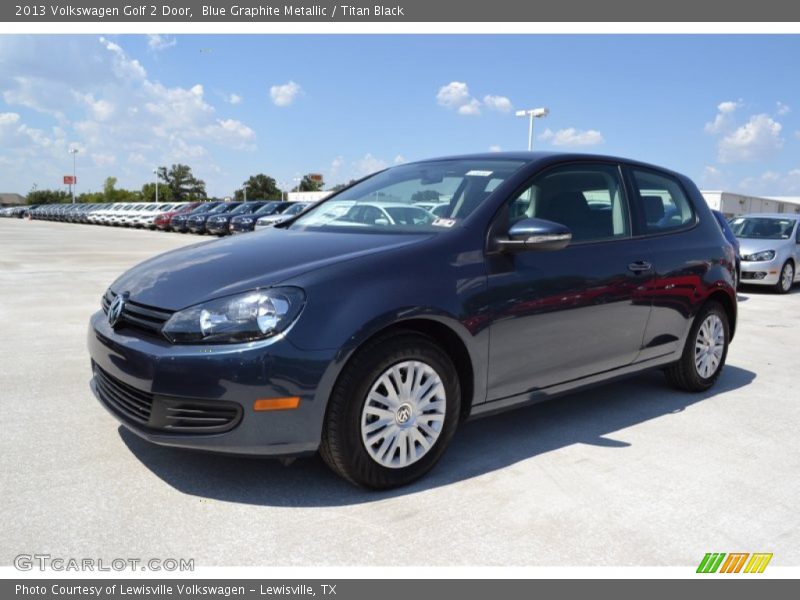 Blue Graphite Metallic / Titan Black 2013 Volkswagen Golf 2 Door