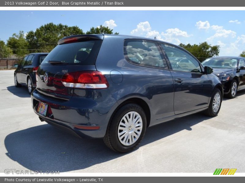 Blue Graphite Metallic / Titan Black 2013 Volkswagen Golf 2 Door