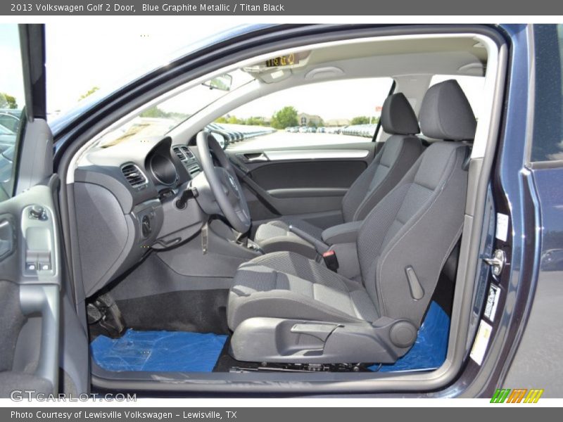  2013 Golf 2 Door Titan Black Interior