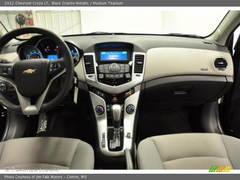 Black Granite Metallic / Medium Titanium 2012 Chevrolet Cruze LT