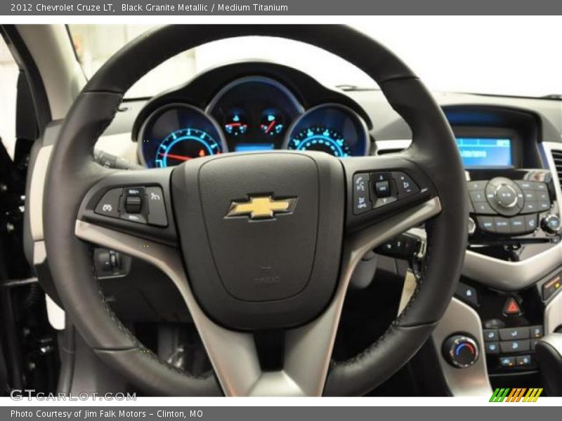 Black Granite Metallic / Medium Titanium 2012 Chevrolet Cruze LT