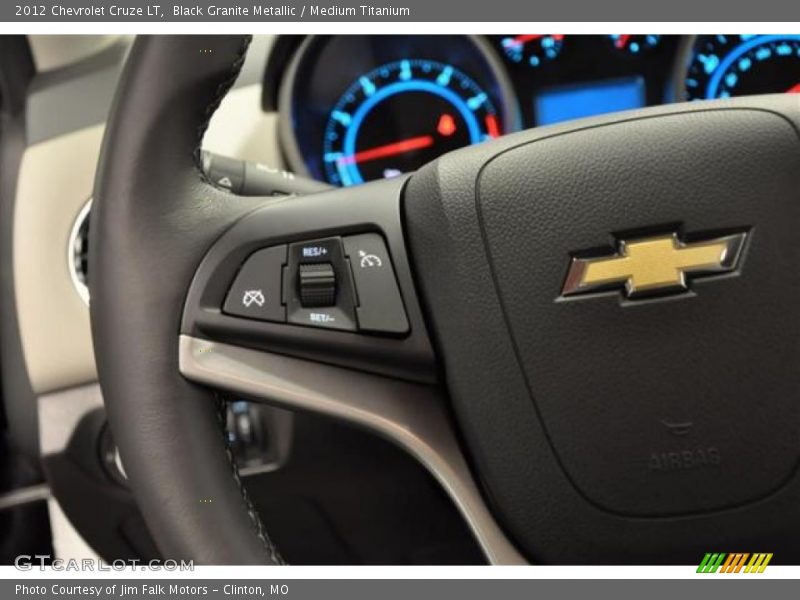 Black Granite Metallic / Medium Titanium 2012 Chevrolet Cruze LT
