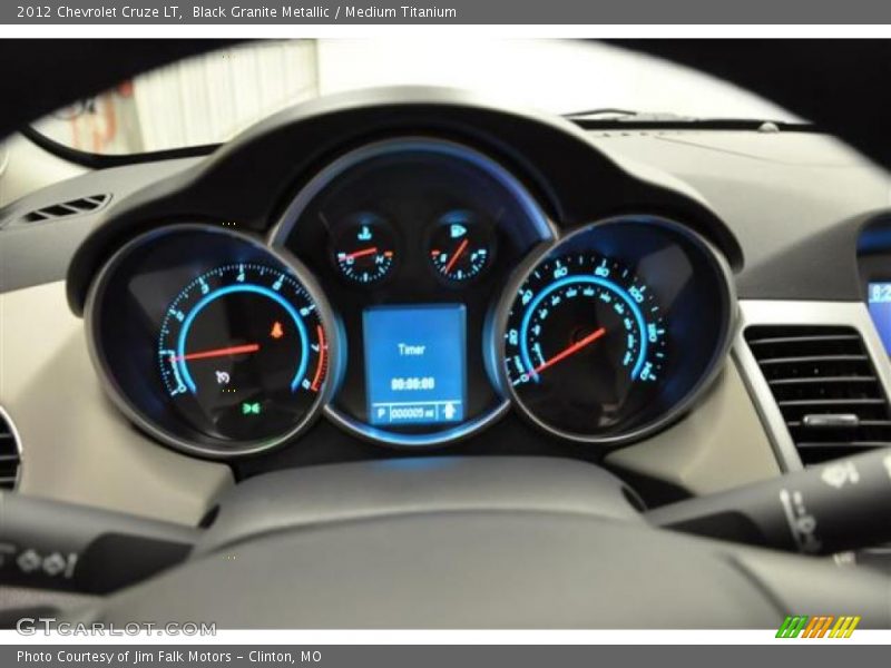 Black Granite Metallic / Medium Titanium 2012 Chevrolet Cruze LT