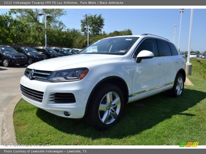 Pure White / Black Anthracite 2013 Volkswagen Touareg VR6 FSI Lux 4XMotion