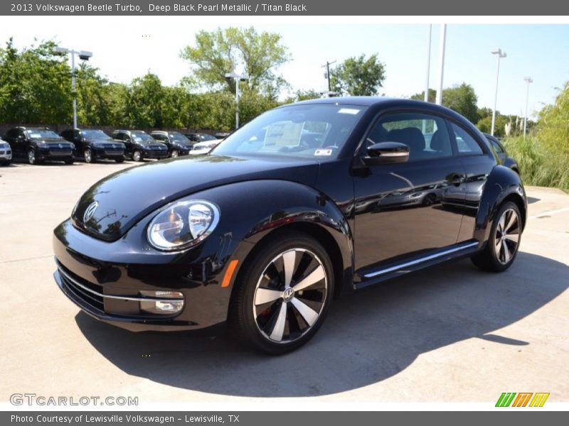 Deep Black Pearl Metallic / Titan Black 2013 Volkswagen Beetle Turbo