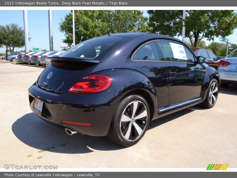 Deep Black Pearl Metallic / Titan Black 2013 Volkswagen Beetle Turbo