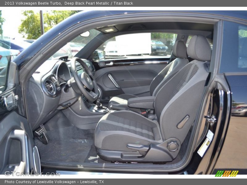 Deep Black Pearl Metallic / Titan Black 2013 Volkswagen Beetle Turbo
