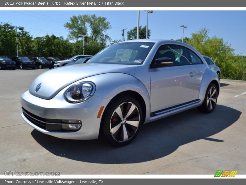 Reflex Silver Metallic / Titan Black 2013 Volkswagen Beetle Turbo