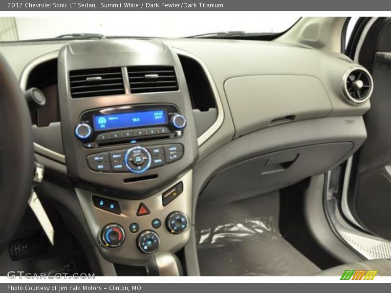 Summit White / Dark Pewter/Dark Titanium 2012 Chevrolet Sonic LT Sedan