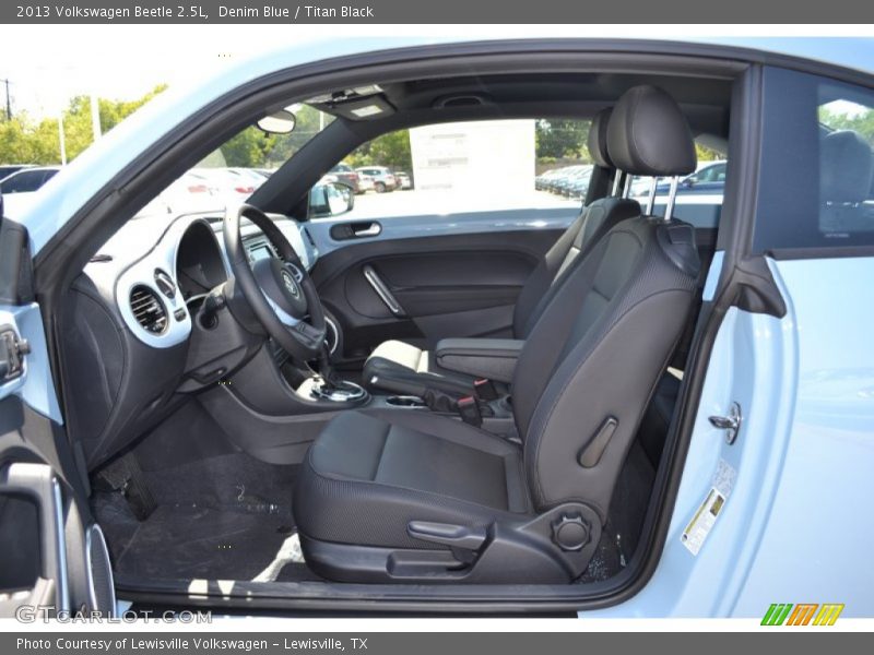 Denim Blue / Titan Black 2013 Volkswagen Beetle 2.5L