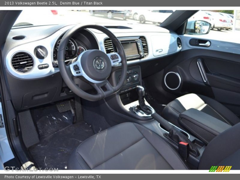 Denim Blue / Titan Black 2013 Volkswagen Beetle 2.5L