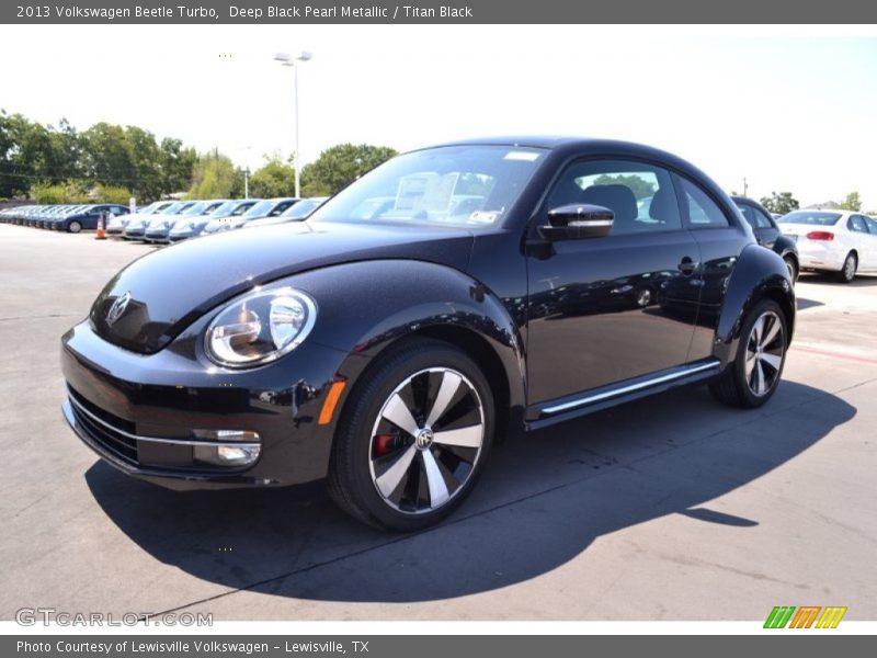 Deep Black Pearl Metallic / Titan Black 2013 Volkswagen Beetle Turbo