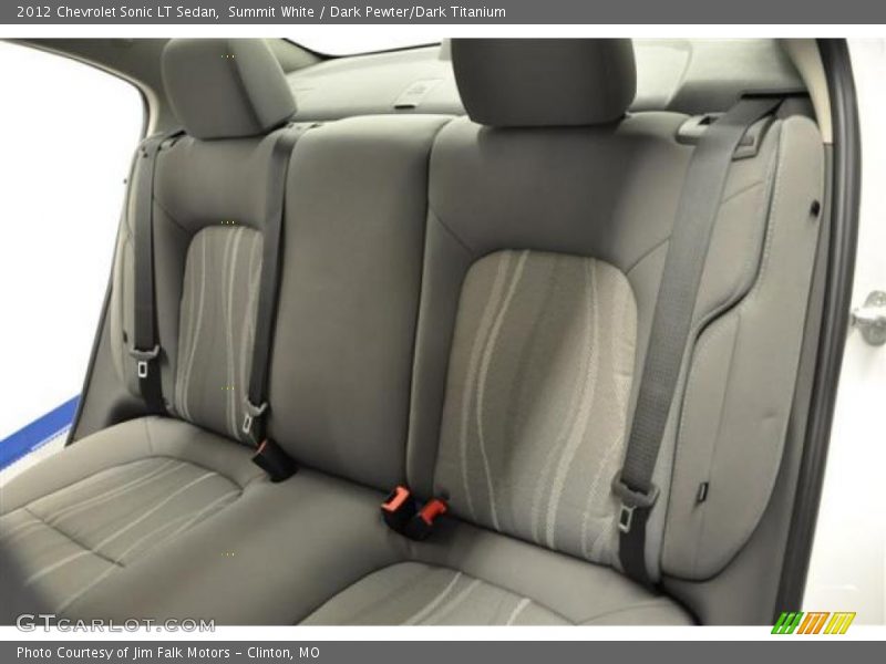 Summit White / Dark Pewter/Dark Titanium 2012 Chevrolet Sonic LT Sedan