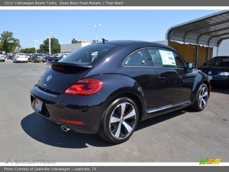 Deep Black Pearl Metallic / Titan Black 2013 Volkswagen Beetle Turbo