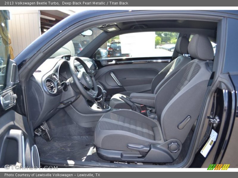 Deep Black Pearl Metallic / Titan Black 2013 Volkswagen Beetle Turbo